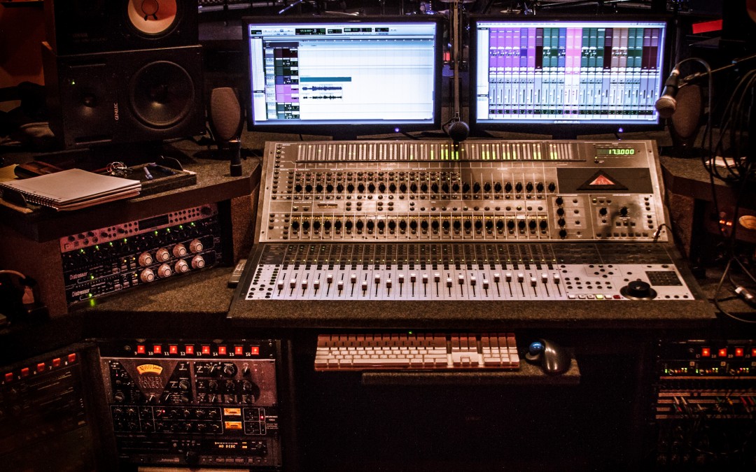 Console at Pyramix Studios