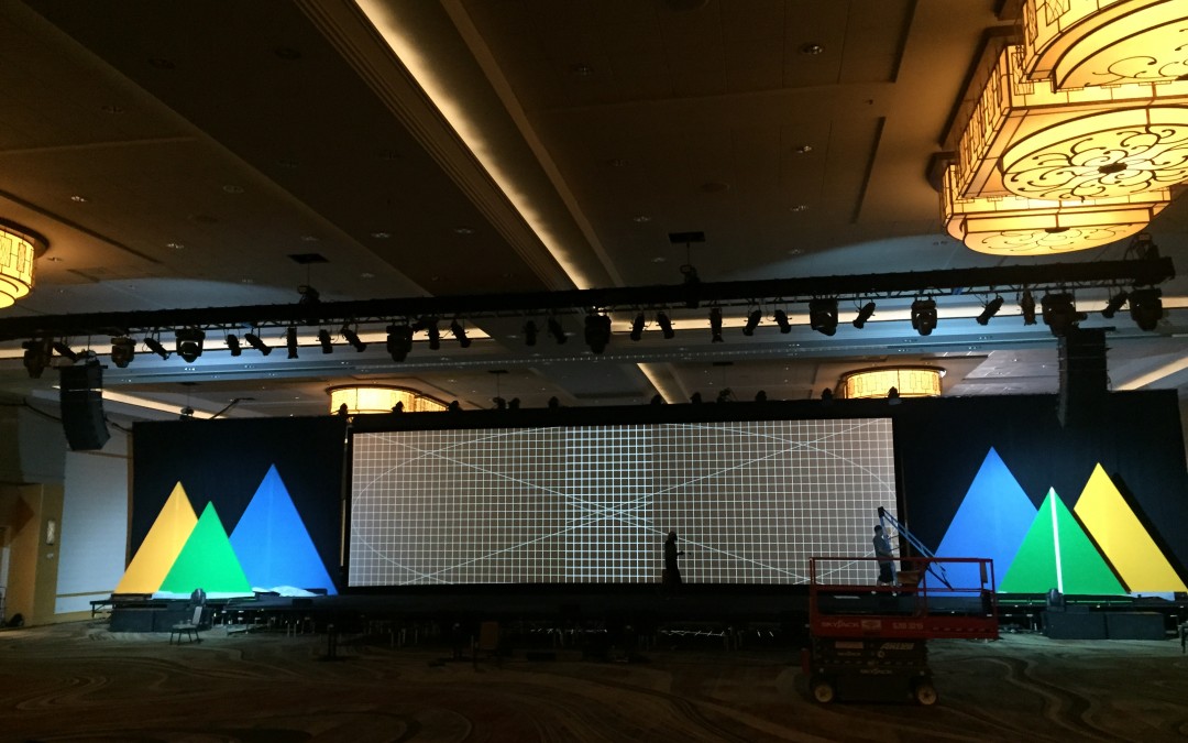 Corporate Event Video Screen