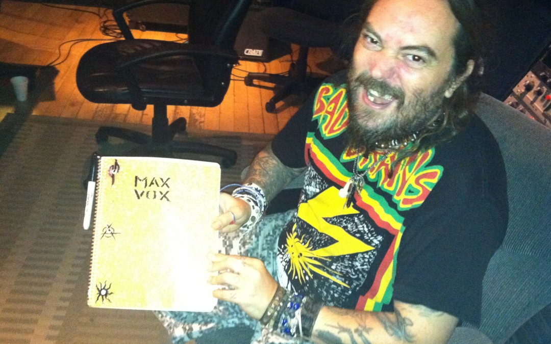 Max Cavalera and his Lyric Notebook Soulfly- Enslaved