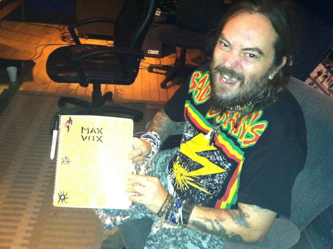 Max Cavalera and his Lyric Notebook Soulfly- Enslaved