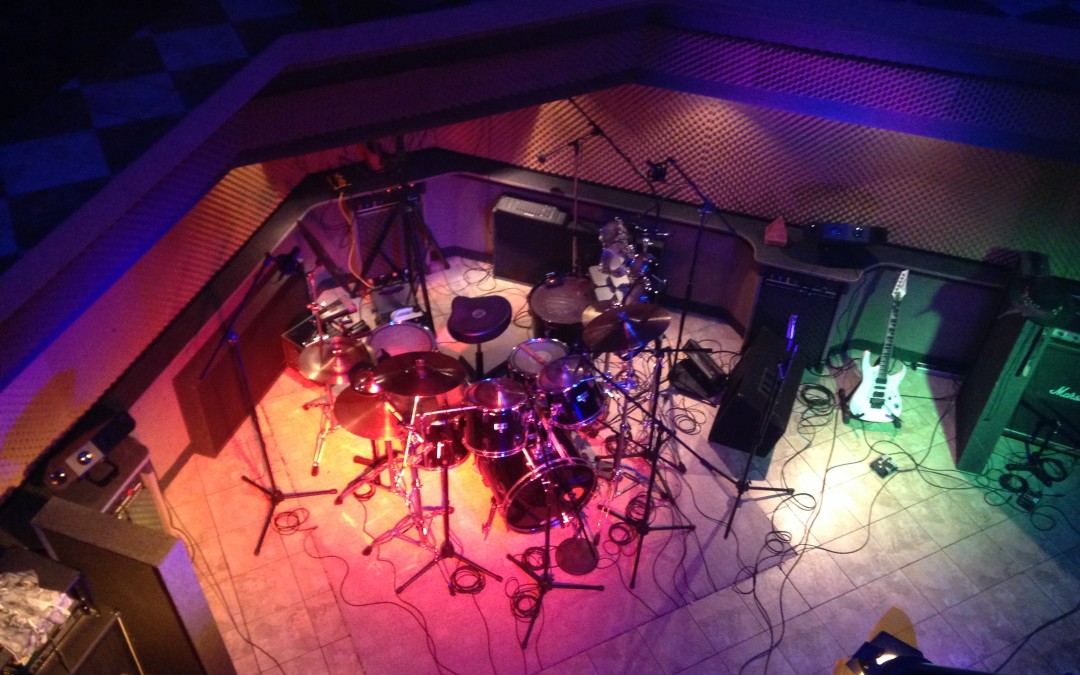 Overhead Shot of Drum Room