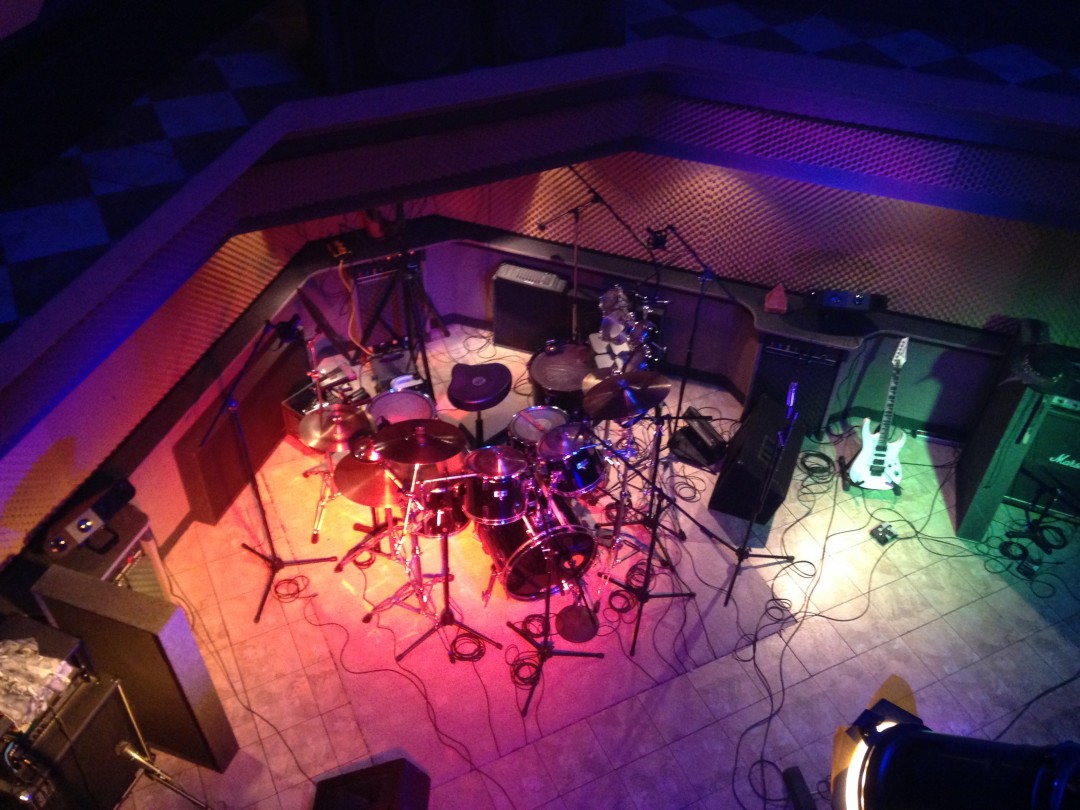 Overhead Shot of Drum Room